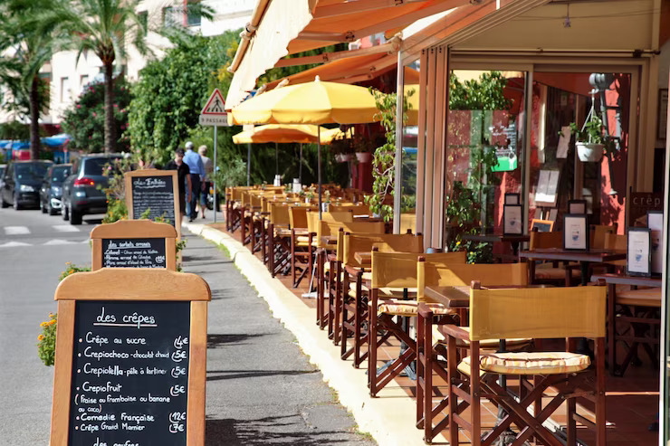 <a href="https://www.freepik.com/free-photo/french-restaurant-scene-with-menu-board_1100887.htm#query=restaurants%20melbourne&position=0&from_view=search&track=ais">Image by jcstudio</a> on Freepik